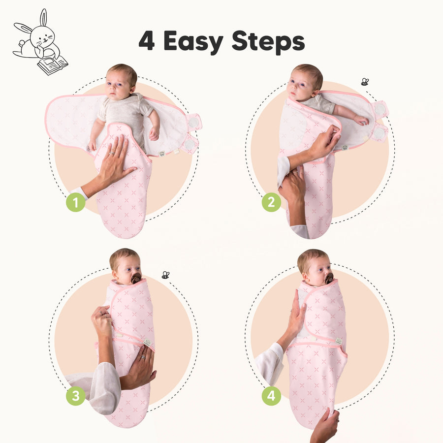 SOOTHE Swaddle Wraps - 3-Pack (Blossom)