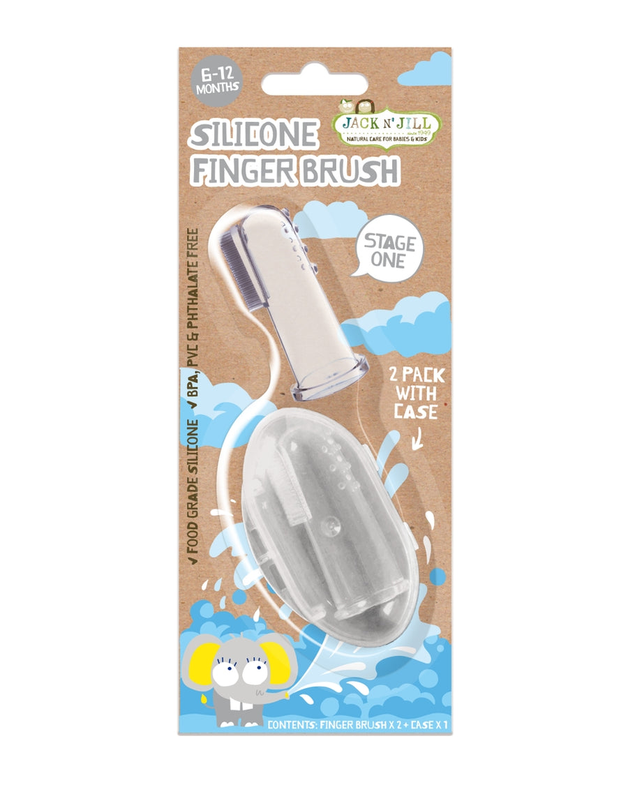 Stage 1 Silicone Finger Brush - 2 Pack