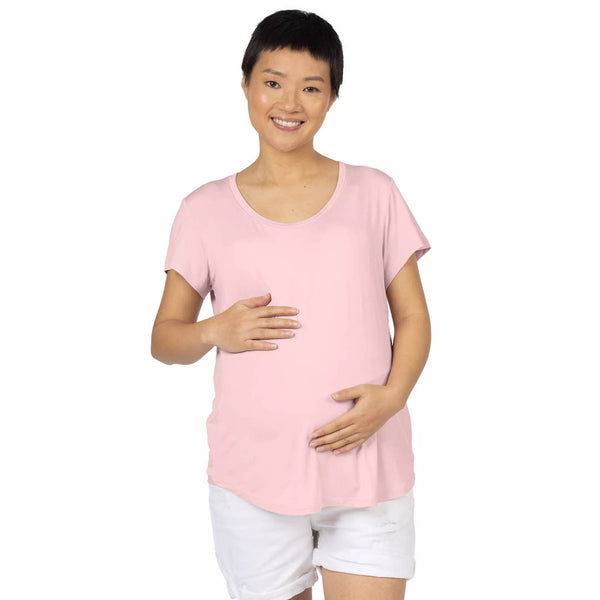 Everyday Nursing & Maternity T-Shirt - Dusty Pink