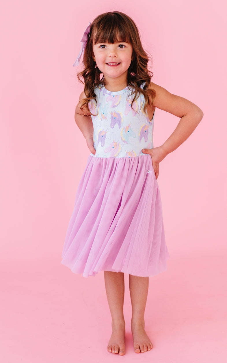 Bamboo + Tulle Dress - Unicorn Tutu Dress - Gemma