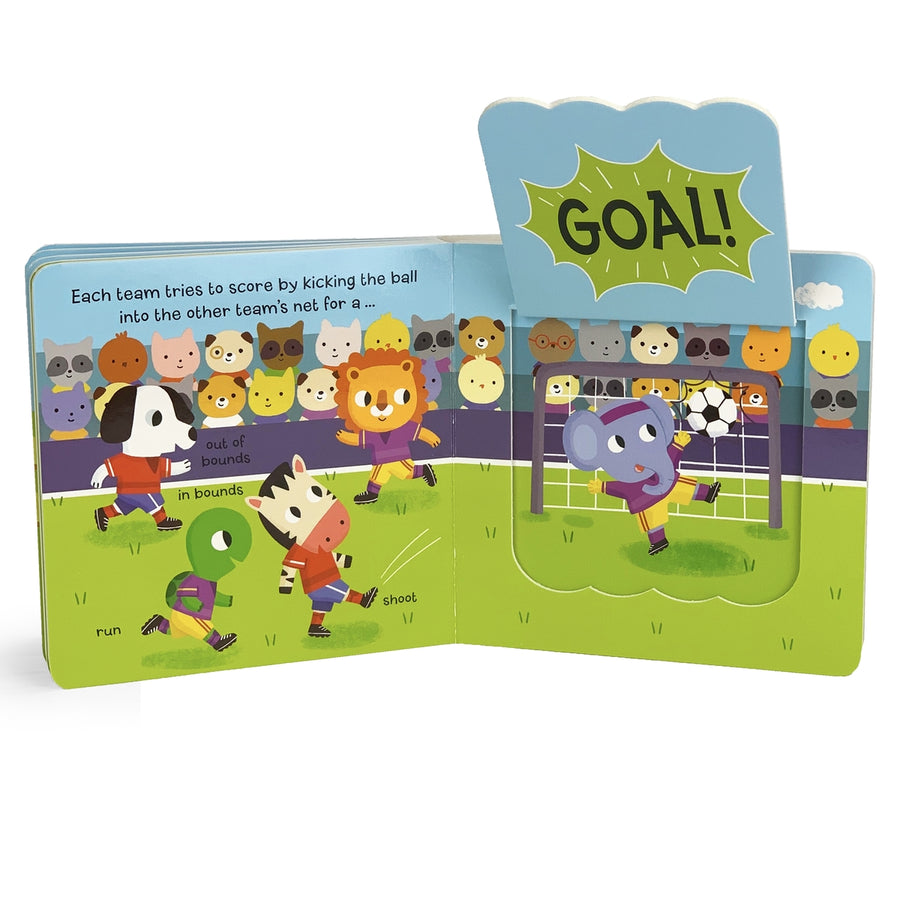 Let's Play Soccer Lift-A-Flap Sports Board Book