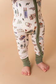 Bamboo Convertible Footie - Little Explorer