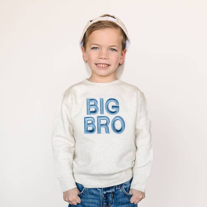 Big Brother Embroidered Patch Sweatshirt
