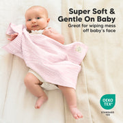 Organic 6 Pack Shea Burp Cloths - Sweet Charm