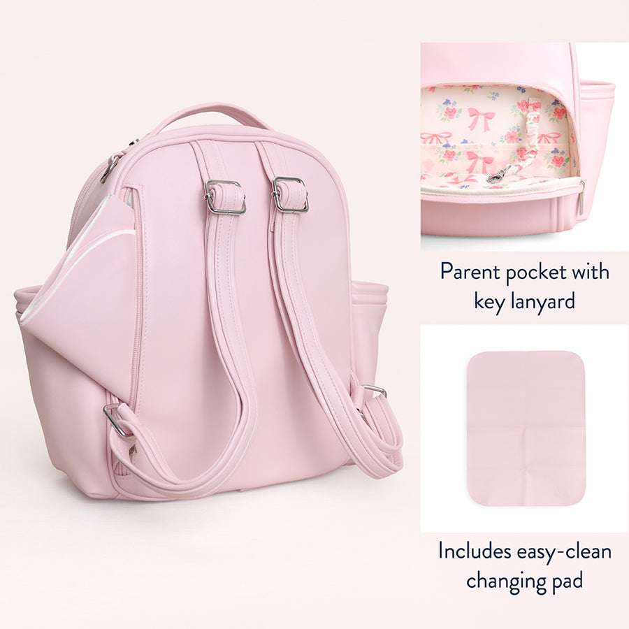 Itzy Mini Plus Diaper Bag -  Ribbons And Roses