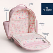 Itzy Mini Plus Diaper Bag -  Ribbons And Roses