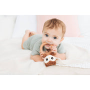 Owl Wooden and Plush Teether