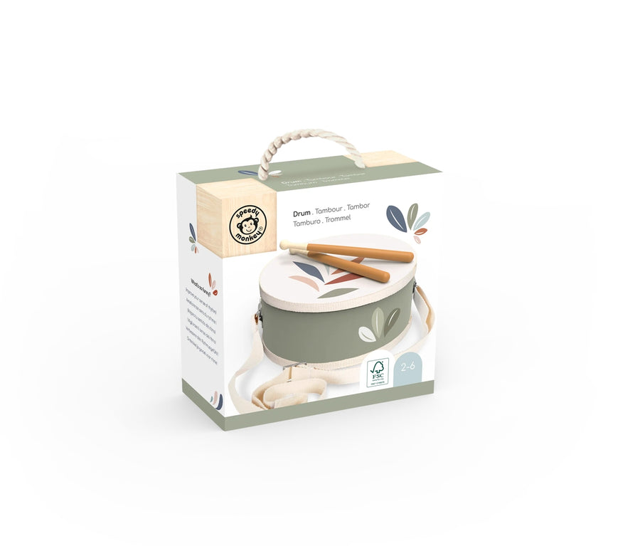 Drum with Adjustable Strap