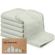 Deluxe Baby Washcloths - Dove