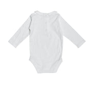 Organic Cotton Wildflower Embroidered Knit Baby Overall Set