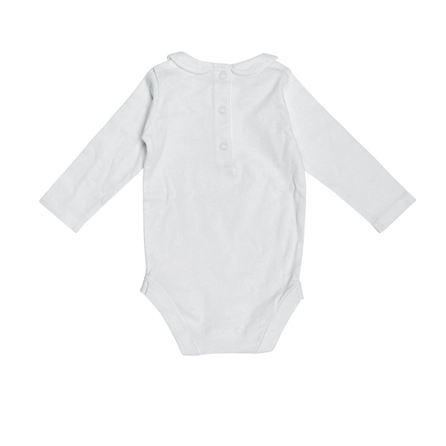 Organic Cotton Wildflower Embroidered Knit Baby Overall Set