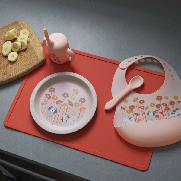 Fresh & Messy Sippy Cup - Puppies & Poppies