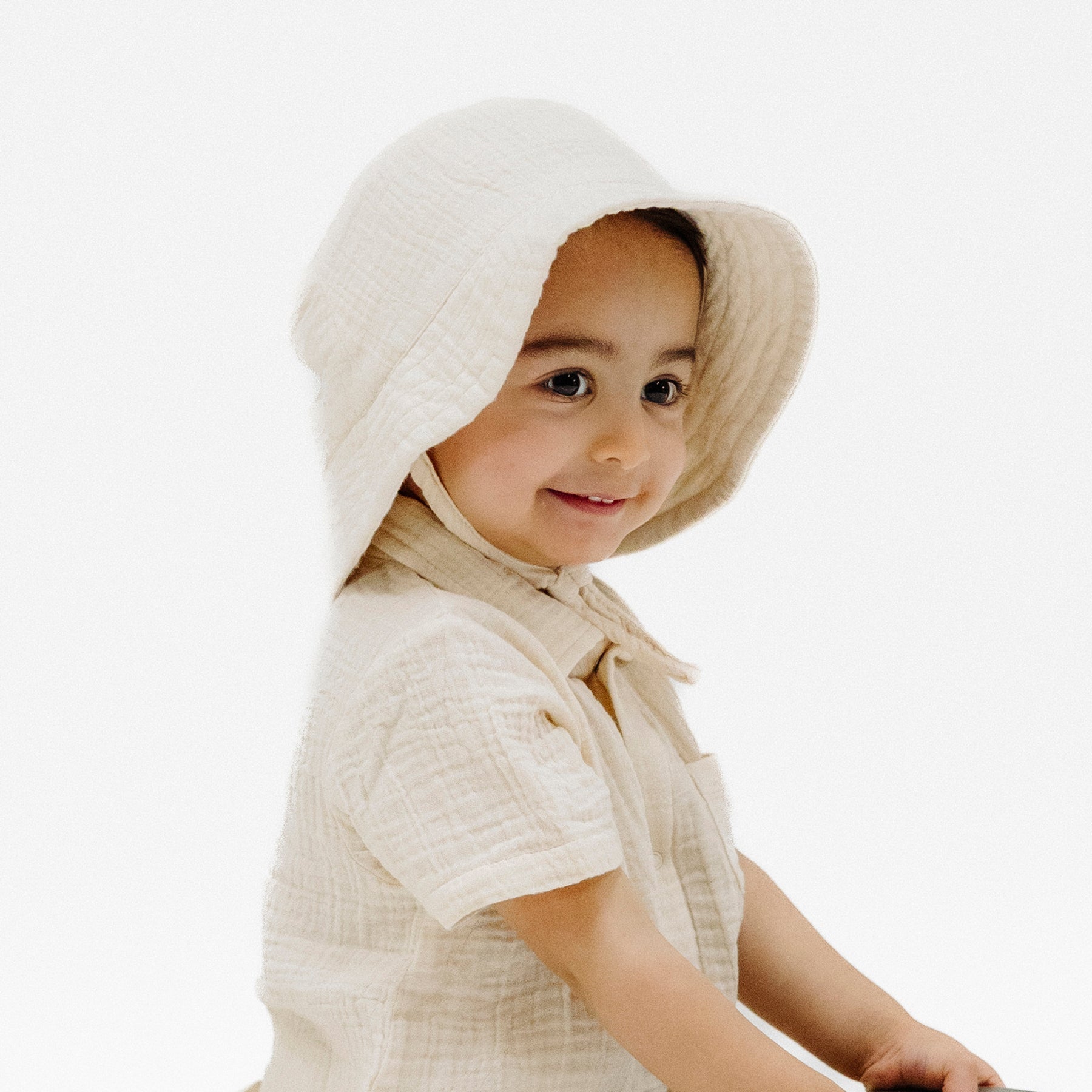 Wide Brim Sunhat - White Swan