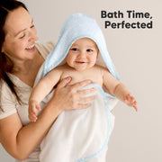 Luxe Baby Hooded Towel - Blue Whale