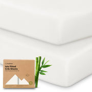 2 Pack Isla Fitted Crib Sheet - Soft White
