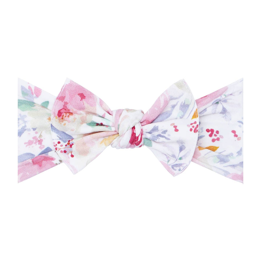Printed Knot Bow Headband - Various Colors