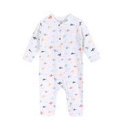 Organic Baby Jumpsuit - Planes