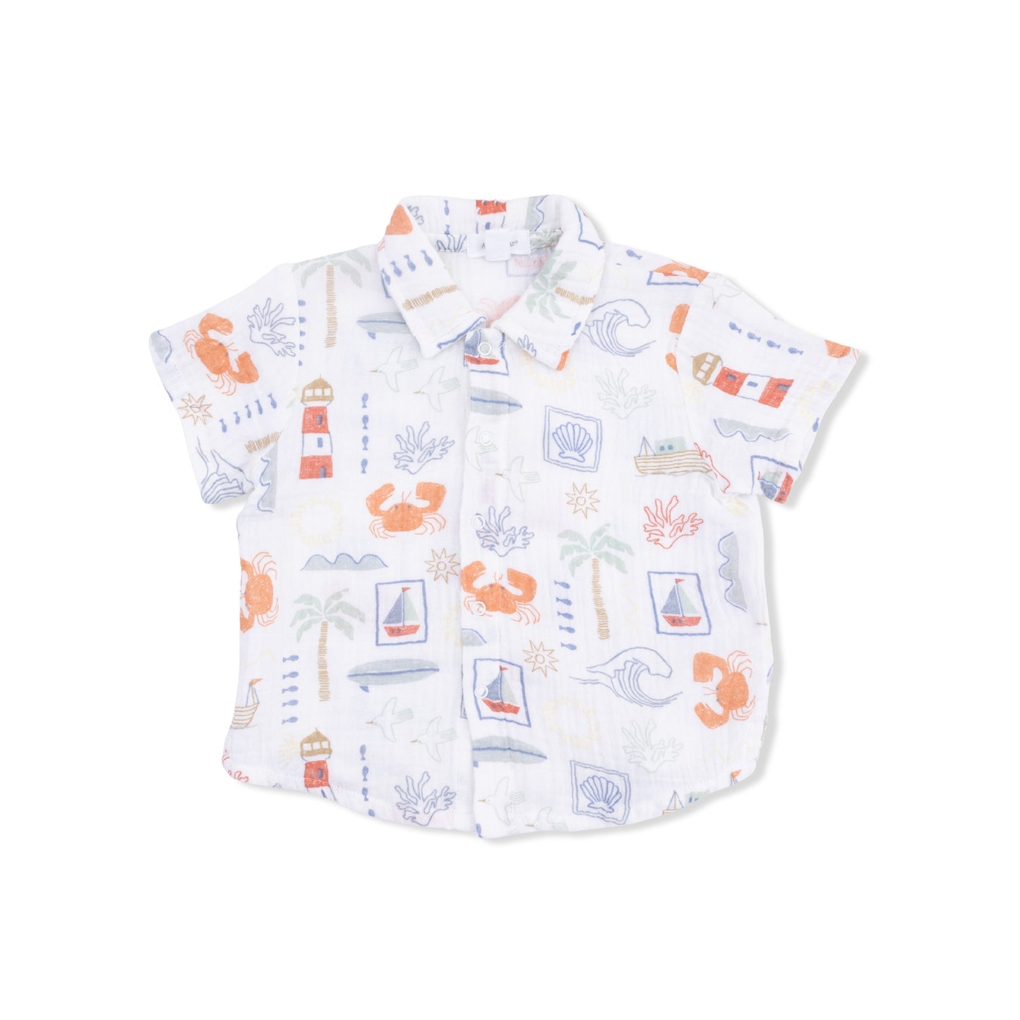 Polo Button Up with Everyday Shorts - Club Mediterranean