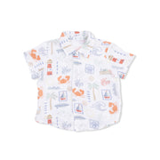 Polo Button Up with Everyday Shorts - Club Mediterranean
