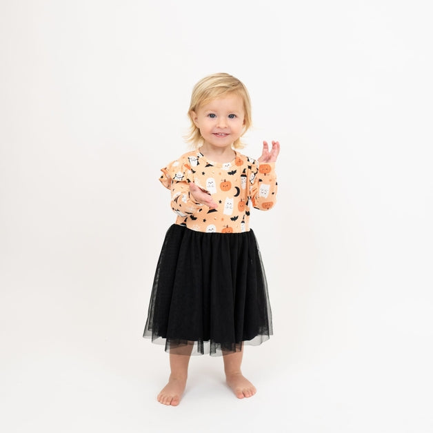 Bamboo Tulle Halloween Dress - Boo-Tastic Glow In The Dark