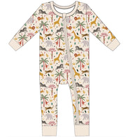Bamboo Convertible Footie - Safari
