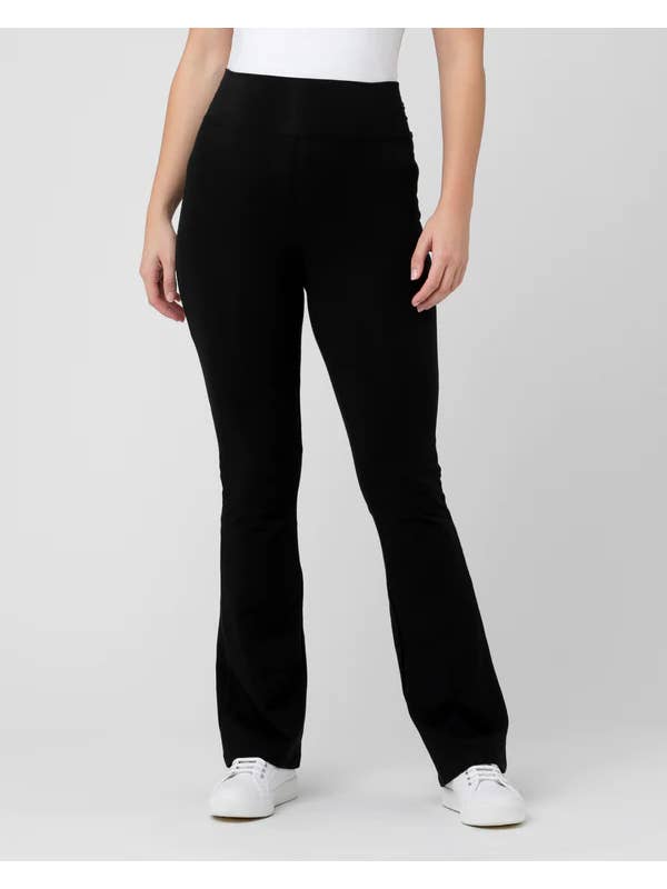 Organic Jersey Flare Pant - Black