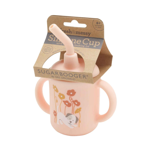 Fresh & Messy Sippy Cup - Puppies & Poppies