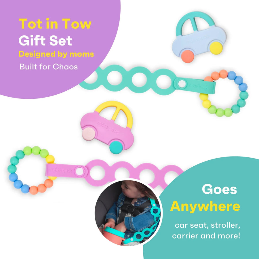 Tot in Tow Teething Set - Various Colors