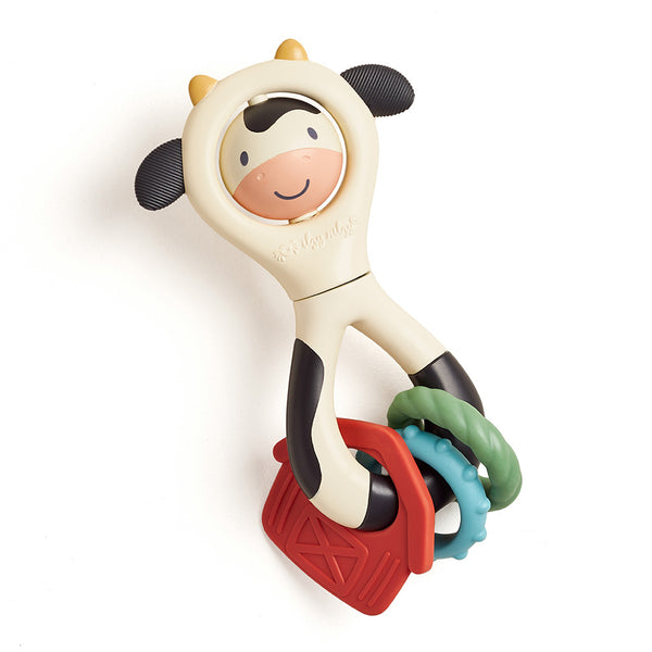 Itzy Spinner Rattle - Cow