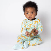 Grow With Me '2-Way' Zipper Romper - Leopard