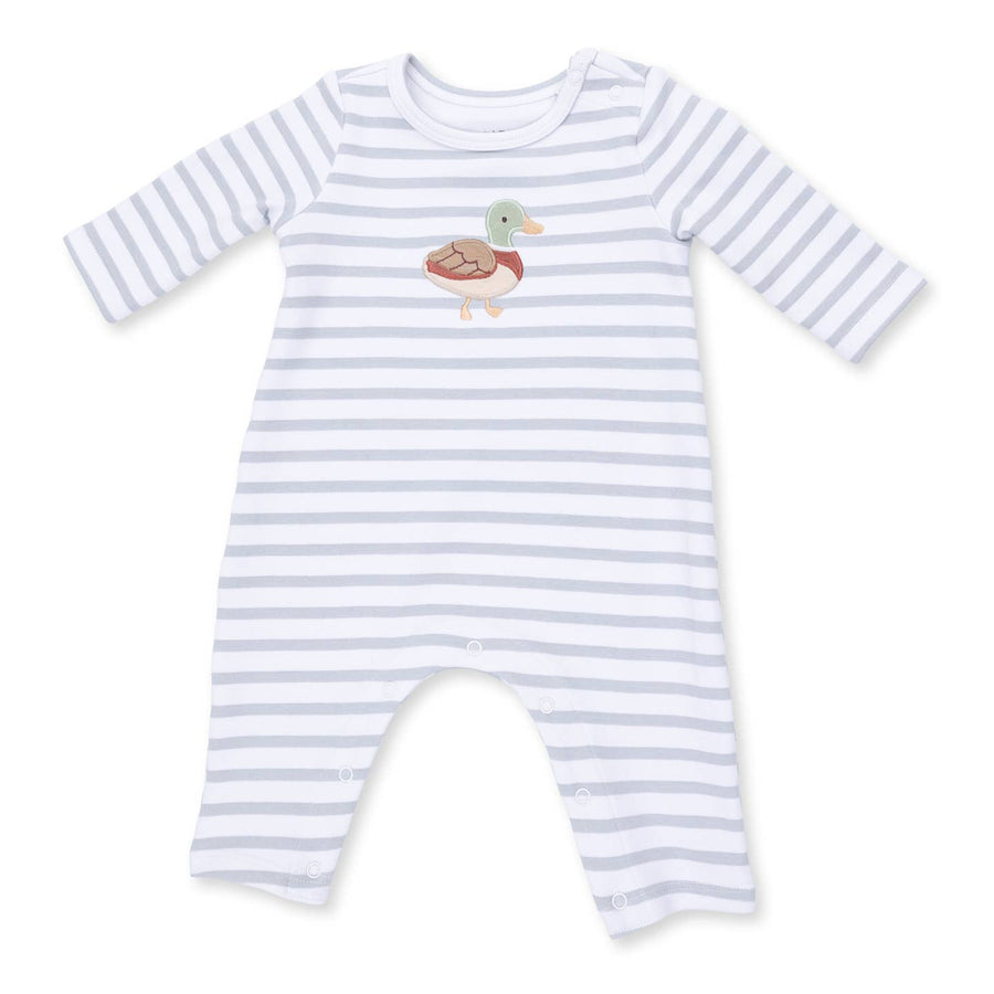 Long Sleeve Snap Shoulder Romper - Mama Mallard