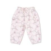 French Terry Fashion Cargo Pants - Antoinette Floral