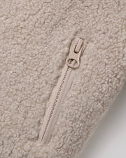 Sherling Zip Jacket - Rose Water