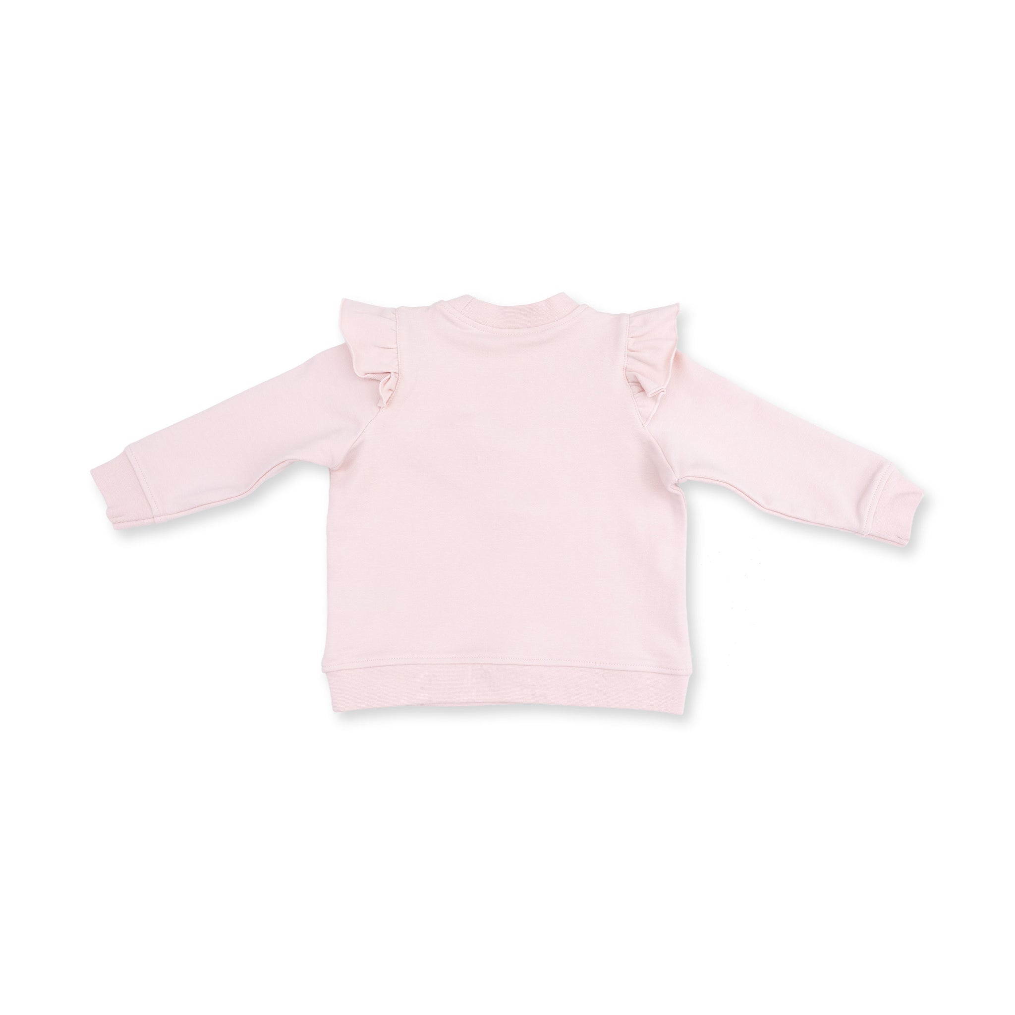 V-Ruffle Sweatshirt and Leggings - Veiled Pink Bows