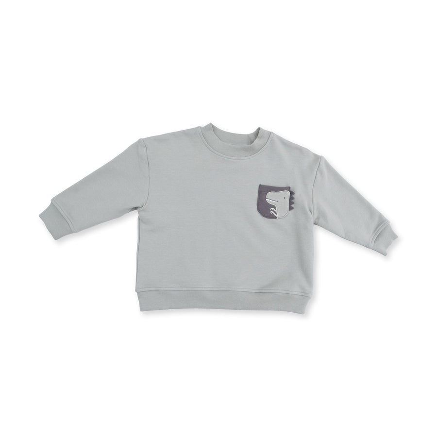 Drop Sleeve Sweatshirt - Dinos French Terry