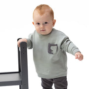 Drop Sleeve Sweatshirt - Dinos French Terry