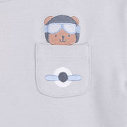 Drop Sleeve Sweatshirt - Vintage Airplane Pilots