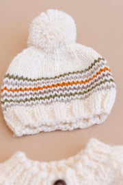 Knit Stripe Hat - Woodland