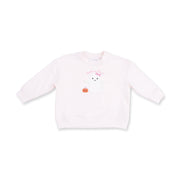 Drop Sleeve Sweatshirt - Ghosts Pink