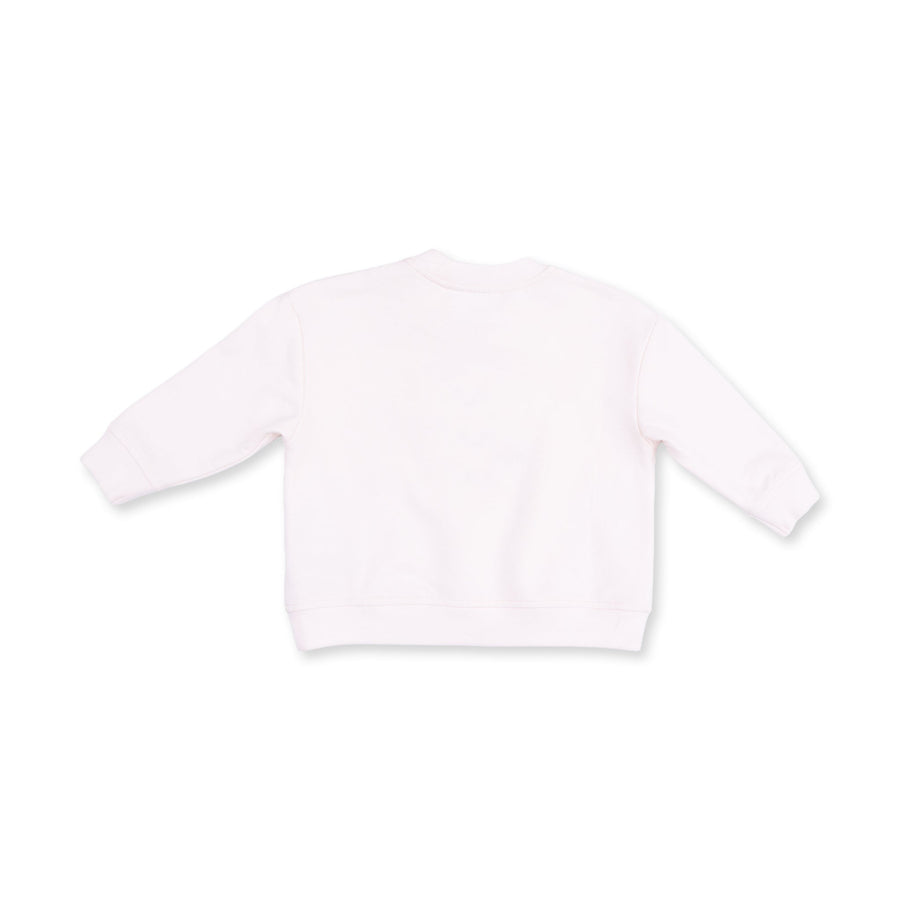 Drop Sleeve Sweatshirt - Ghosts Pink