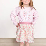 Big Sis Embroidered Patch Sweatshirt