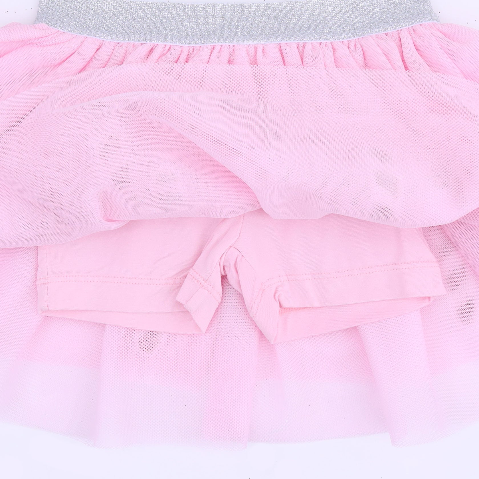 Tutu Skirt with Bike Shorts - Candy Canes