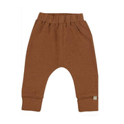 Organic Cotton Cuffed Pants - Cinnamon