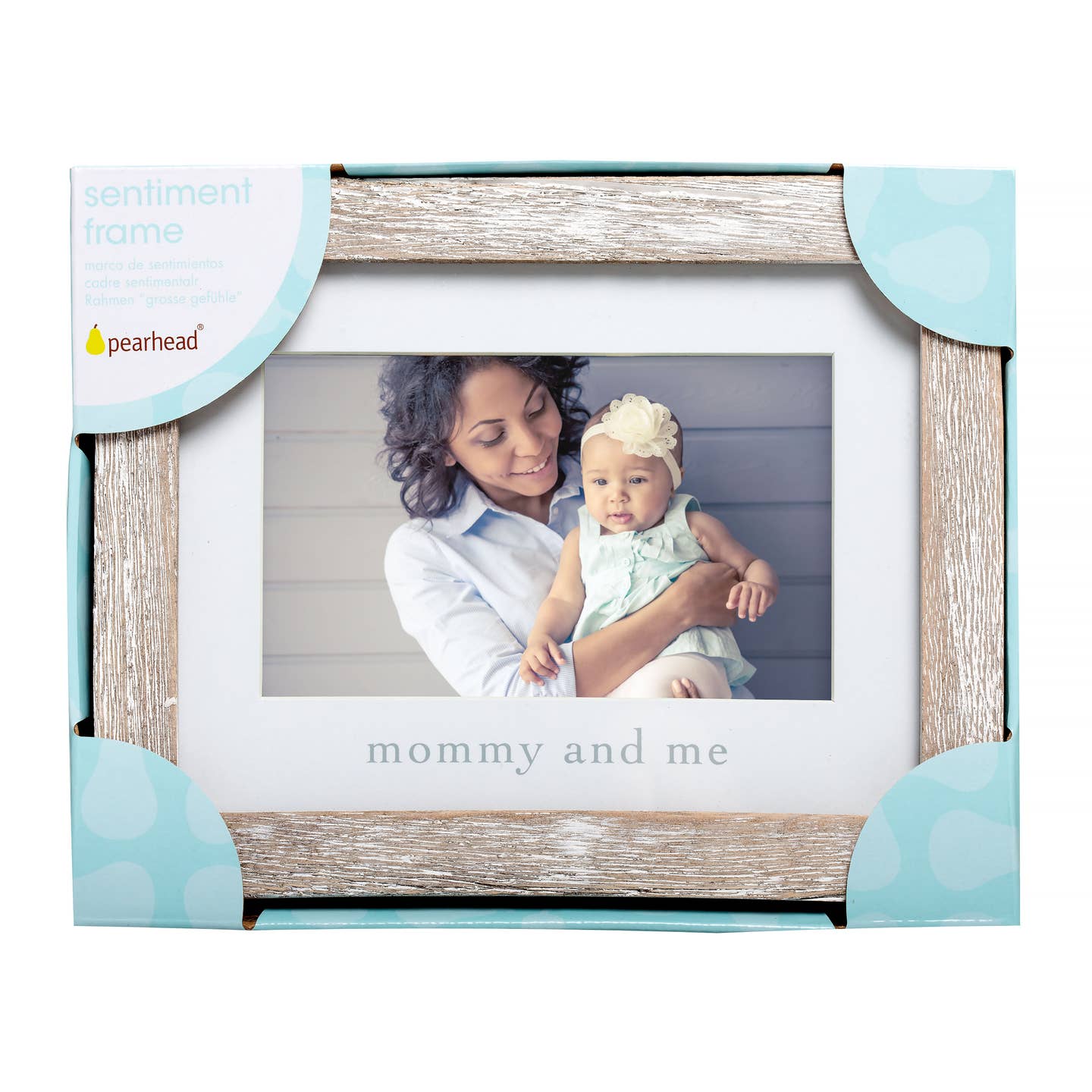 Mommy and Me Sentiment Frame - Rustic