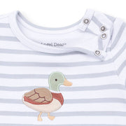 Long Sleeve Snap Shoulder Romper - Mama Mallard