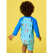 Gone Fishin' Long Sleeve Sunsuit