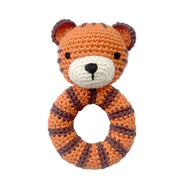 Hand Crocheted Ring Rattle - Various
