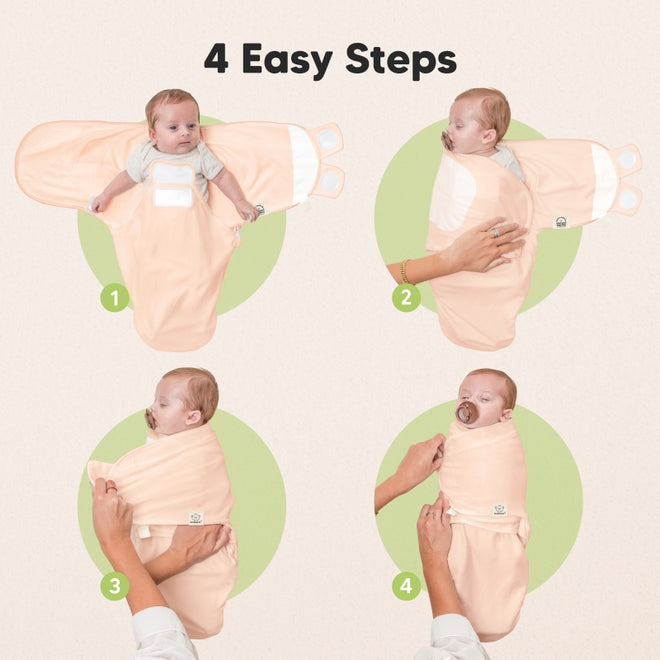 SOOTHE Zippy Swaddle Wraps - 3-Pack (Angelic) – Green Bean Baby