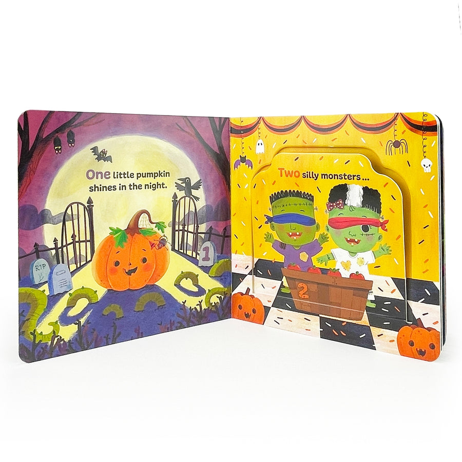 One Little Pumpkin Lift-A-Flap Halloween Board Book