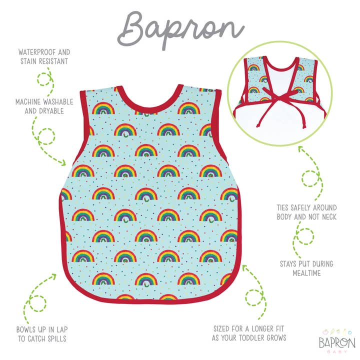 Rainbow Caterpillar Bapron - The Very Hungry Caterpillar - 6m-3T